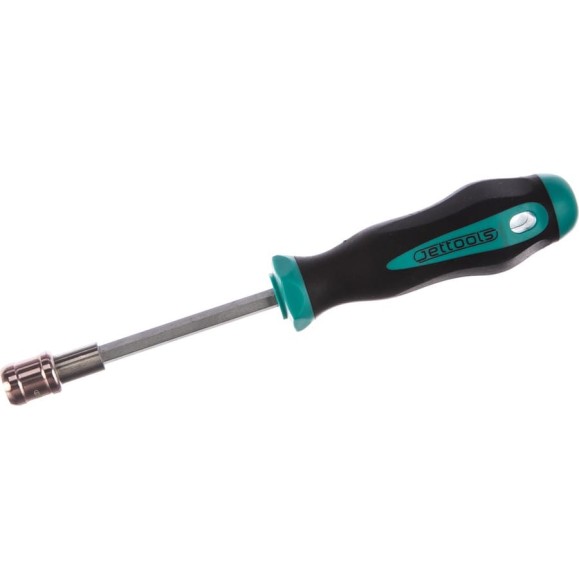 Отвертка для бит 1/4 с самозажимным адаптером 100 мм Jettools D7-4-610014 Отвертка для бит 1/4 с самозажимным адаптером 100 мм Jettools D7-4-610014