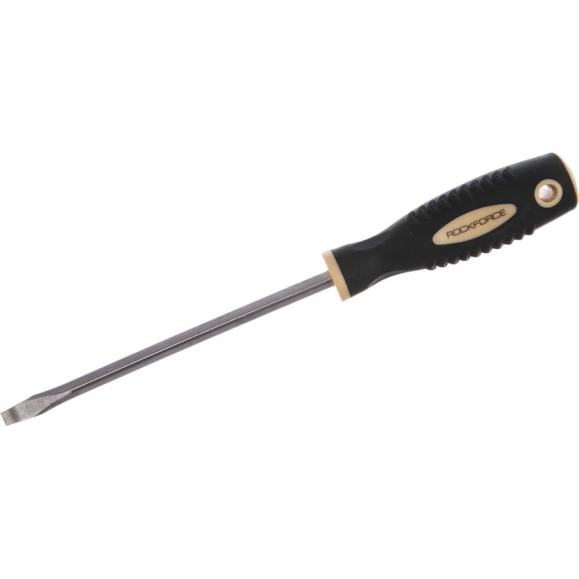 Шлицевая магнитная отвертка Rockforce Profi S2 SL5.5х125мм RF-70155125(28248) Шлицевая магнитная отвертка Rockforce Profi S2 SL5.5х125мм RF-70155125(28248)