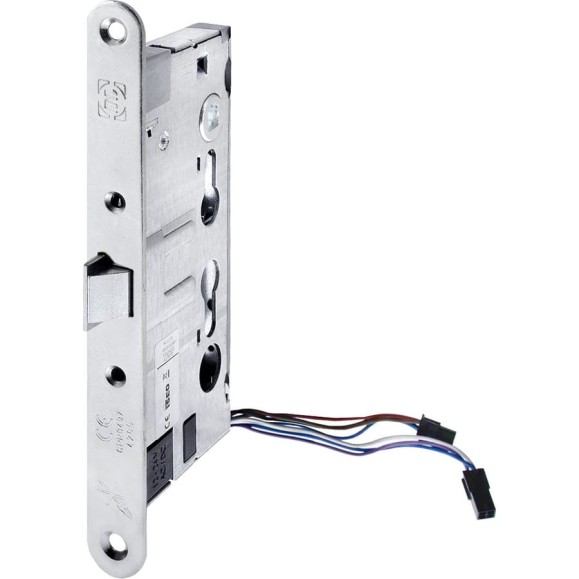 Корпус огнестойкого соленоидного замка DOORLOCK DL 1901EM/65mm/NC/L левый, антипаник, нормально закрытый, 12V-24V AC/DC, PZ72, ZN front 24x235 75408