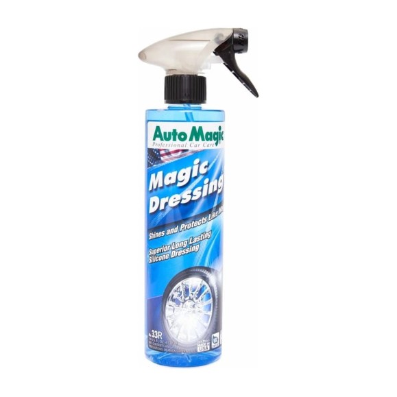 Средство для чернения резины AutoMagic Magic Dressing 473 мл 33R Средство для чернения резины AutoMagic Magic Dressing 473 мл 33R