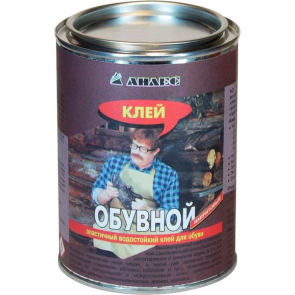 Обувной клей Анлес 1л 0,8кг 70073 Обувной клей Анлес 1л 0,8кг 70073