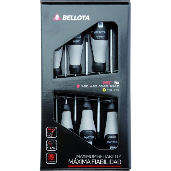 Набор отверток Bellota Механик 6 шт. 66292-MEC Набор отверток Bellota Механик 6 шт. 66292-MEC