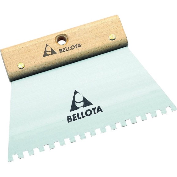 Шпатель-гребёнка Bellota зубчатая 587703 Шпатель-гребёнка Bellota зубчатая 587703