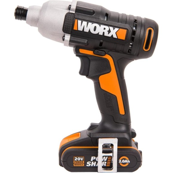 Ударный аккумуляторный винтоверт WORX 20 В, 1х2Ач, кейс WX291 Ударный аккумуляторный винтоверт WORX 20 В, 1х2Ач, кейс WX291