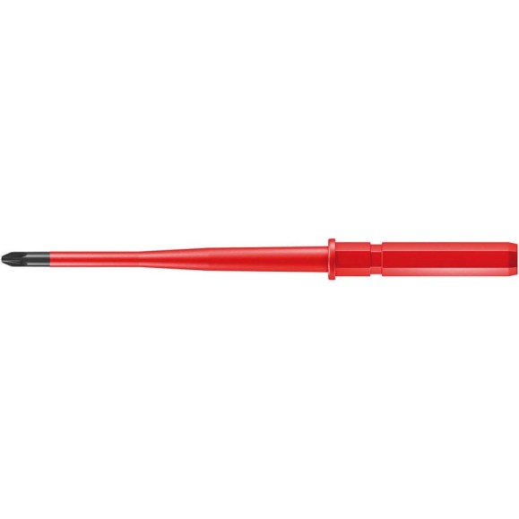 Сменная тонкая отвёртка WERA Kraftform Kompakt VDE 65 iS PZ/S PlusMinus PZ/S 2x154 мм WE-003448 Сменная тонкая отвёртка WERA Kraftform Kompakt VDE 65 iS PZ/S PlusMinus PZ/S 2x154 мм WE-003448