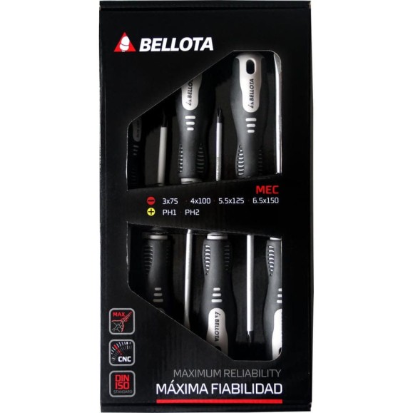 Набор отверток Bellota Механик 6 шт. 26278-MEC Набор отверток Bellota Механик 6 шт. 26278-MEC