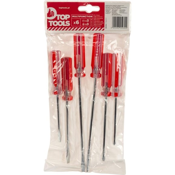 Набор отверток 6 штук Top Tools 39D106 Набор отверток 6 штук Top Tools 39D106