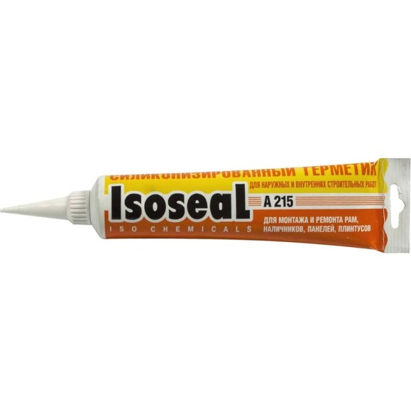 Акриловый силиконизированный герметик для дерева и паркета ISOSEAL A215, светлое дерево, 115 мл 2150308 Акриловый силиконизированный герметик для дерева и паркета ISOSEAL A215, светлое дерево, 115 мл 2150308