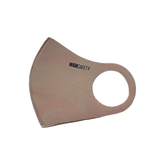Многоразовая неопреновая защитная маска HIGH SAFETY, бежевый, L/XL HS-M01-BE-LXL1