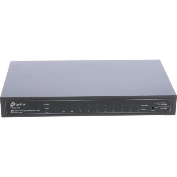 Управляемый коммутатор TP-Link JetStream 8G 2SFP 8PoE 53W T1500G-10PS