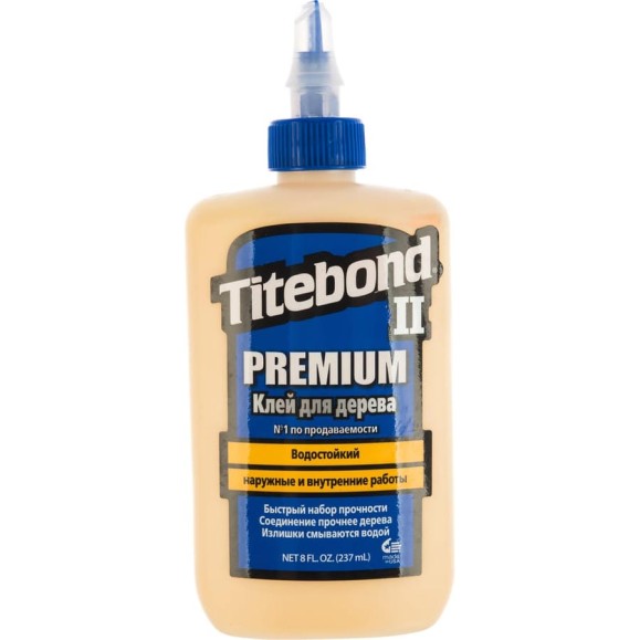 Столярный влагостойкий клей Titebond II Premium 5003 Столярный влагостойкий клей Titebond II Premium 5003