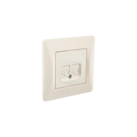 Комбинированная розетка GUSI ELECTRIC Bravo RJ45, RJ12, СУ, бежевый С10КT-003-СБ Комбинированная розетка GUSI ELECTRIC Bravo RJ45, RJ12, СУ, бежевый С10КT-003-СБ