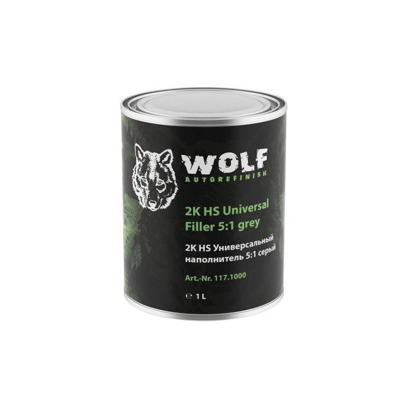 Наполнитель Wolf 2К HS универсальный, 5:1, серый, 1 л 117.1000 Наполнитель Wolf 2К HS универсальный, 5:1, серый, 1 л 117.1000