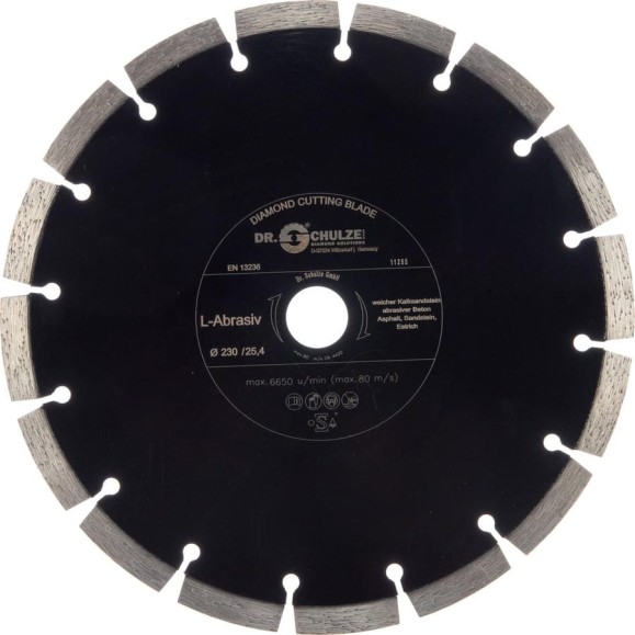 Диск алмазный L-Abrasive (230х22.2 мм) DR.SCHULZE TS22000950