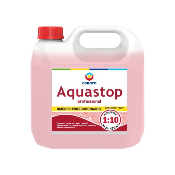 Грунт-модификатор Eskaro Aquastop Professional 3 л G0003 Грунт-модификатор Eskaro Aquastop Professional 3 л G0003