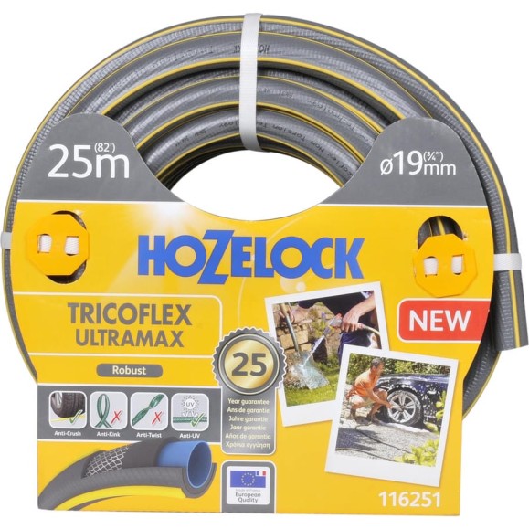 Шланг HoZelock TRICOFLEX ULTRAmAX 19 мм, 25 м 116251 Шланг HoZelock TRICOFLEX ULTRAmAX 19 мм, 25 м 116251