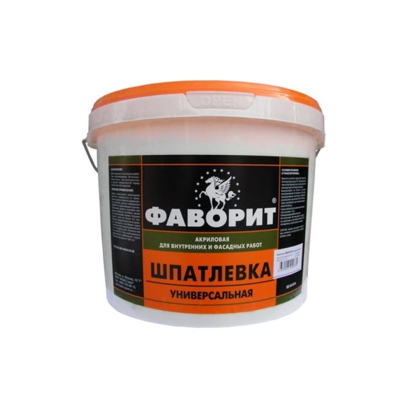 Шпатлевка акриловая универсальная ВДАК-0014 9 кг ФАВОРИТ 129807 Шпатлевка акриловая универсальная ВДАК-0014 9 кг ФАВОРИТ 129807