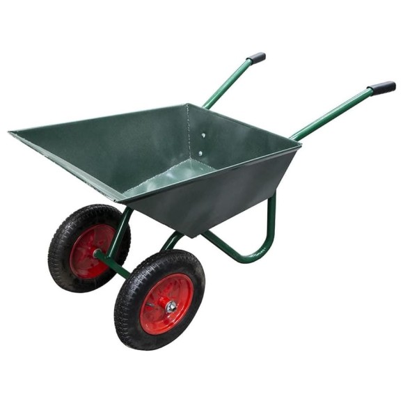 Двухколесная строительная тачка ПК Вектор сварной кузов, 110 л, 240 кг ТСДП-325 Двухколесная строительная тачка ПК Вектор сварной кузов, 110 л, 240 кг ТСДП-325