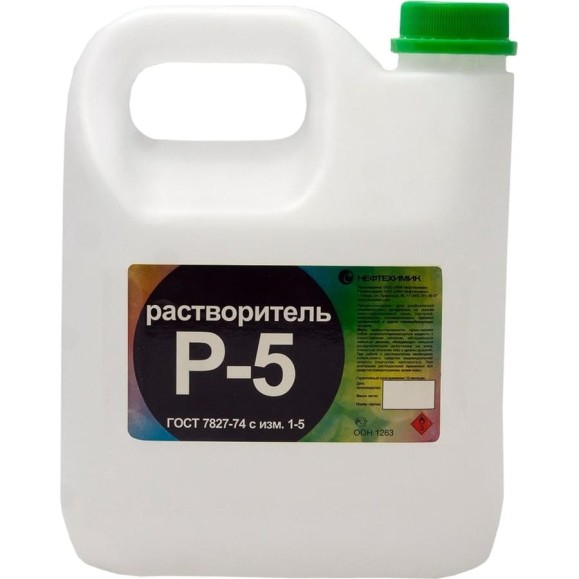 Растворитель НЕФТЕХИМИК Р-5 3л 53000 Растворитель НЕФТЕХИМИК Р-5 3л 53000