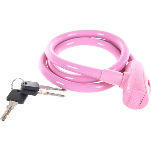 Велосипедный замок Apecs PD-84-100CM-PINK 20440 Велосипедный замок Apecs PD-84-100CM-PINK 20440