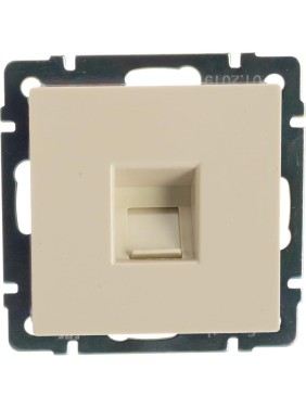 Компьютерная розетка Smartbuy RJ45 бежевая Нептун SBE-05i-S1-RJ Компьютерная розетка Smartbuy RJ45 бежевая Нептун SBE-05i-S1-RJ