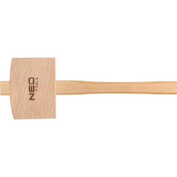 Киянка NEO Tools деревянная, 120x90x48 мм, деревянная рукоятка 350 мм 25-077 Киянка NEO Tools деревянная, 120x90x48 мм, деревянная рукоятка 350 мм 25-077