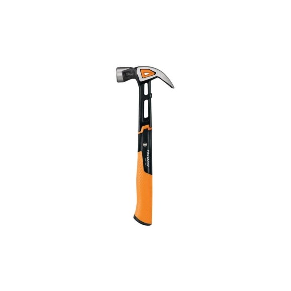 Молоток с загнутым гвоздодёром Fiskars L 20oz 13.5 дюймов 1027203 Молоток с загнутым гвоздодёром Fiskars L 20oz 13.5 дюймов 1027203