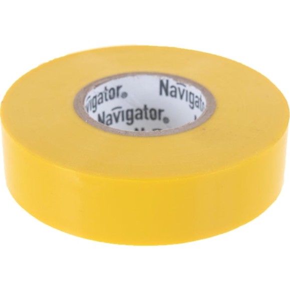 Изолента ПВХ Navigator 19х20м жел. NIT-A19-20/Y 71112