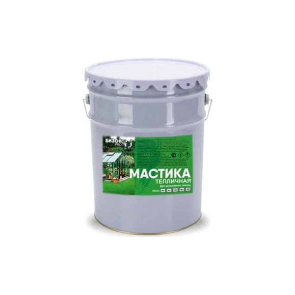 Тепличная мастика Бизон 20 л 901520 Тепличная мастика Бизон 20 л 901520