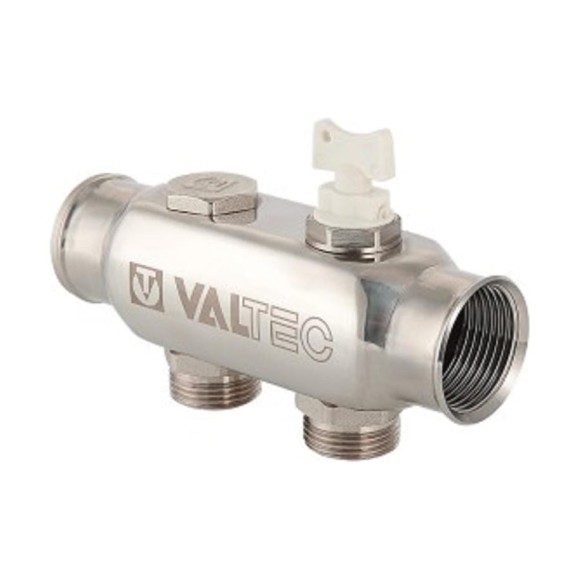 Коллектор из нержавеющей стали VALTEC 50 мм, 1х10 выходов, 3/4 Евроконус VTc.505.SS.060510 Коллектор из нержавеющей стали VALTEC 50 мм, 1х10 выходов, 3/4 Евроконус VTc.505.SS.060510