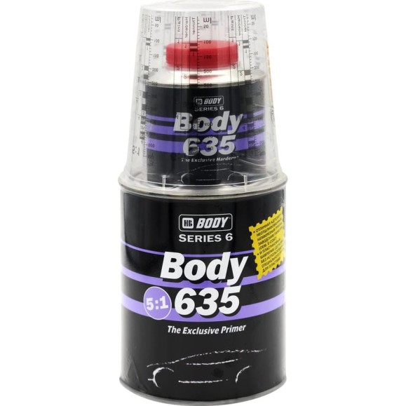 Грунт PROLINE 635 5:1 бел. 0,8л + Отвердитель PROLINE 635 0,16л HB BODY комплект 6350106351 Грунт PROLINE 635 5:1 бел. 0,8л + Отвердитель PROLINE 635 0,16л HB BODY комплект 6350106351