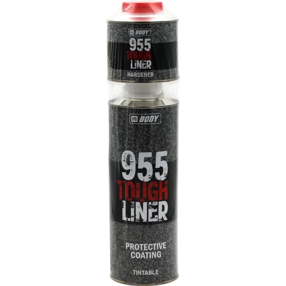 Сверхпрочное защитное покрытие TOUGH LINER 955 колер. 0,6л + Отвердитель 955 HB BODY комплект 9550109551 Сверхпрочное защитное покрытие TOUGH LINER 955 колер. 0,6л + Отвердитель 955 HB BODY комплект 9550109551