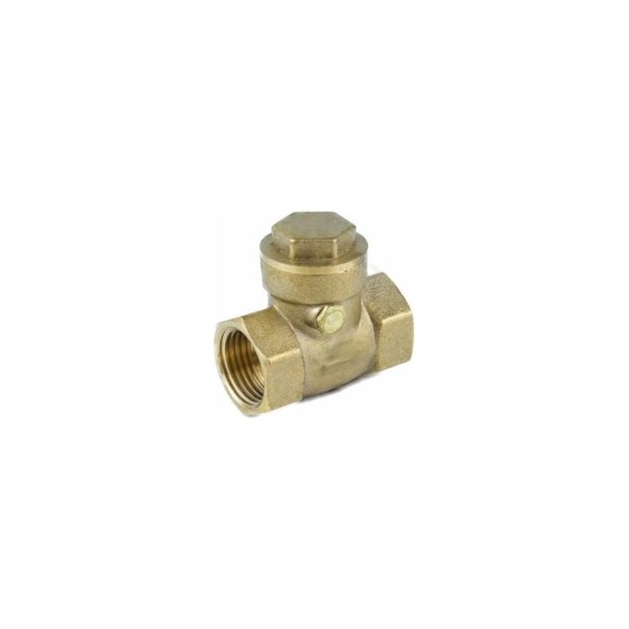 Клапан Aquasfera обратный, латунь, поворотный, Ду25 Ру40, EPDM 3004-03 019-0703