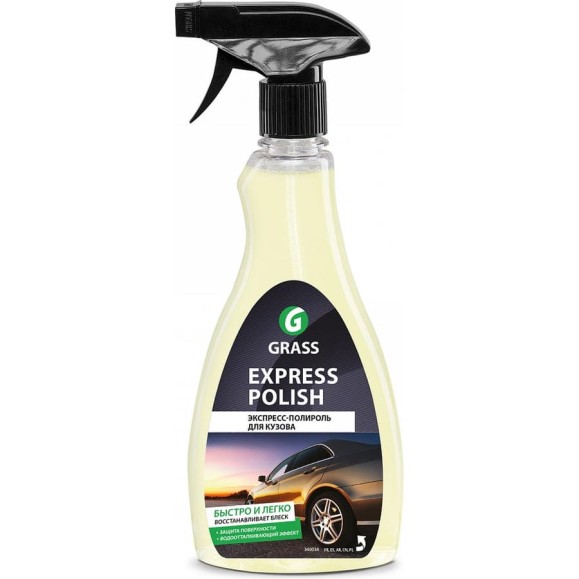 Экспресс-полироль для кузова 500 мл Grass EXPRESS POLISH 340034 Экспресс-полироль для кузова 500 мл Grass EXPRESS POLISH 340034