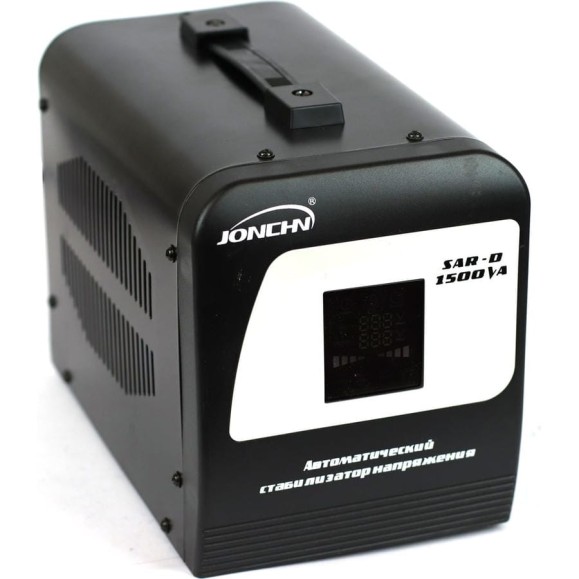 Интеллектуальный однофазный стабилизатор напряжения JONCHN SAR-D1500VA Интеллектуальный однофазный стабилизатор напряжения JONCHN SAR-D1500VA