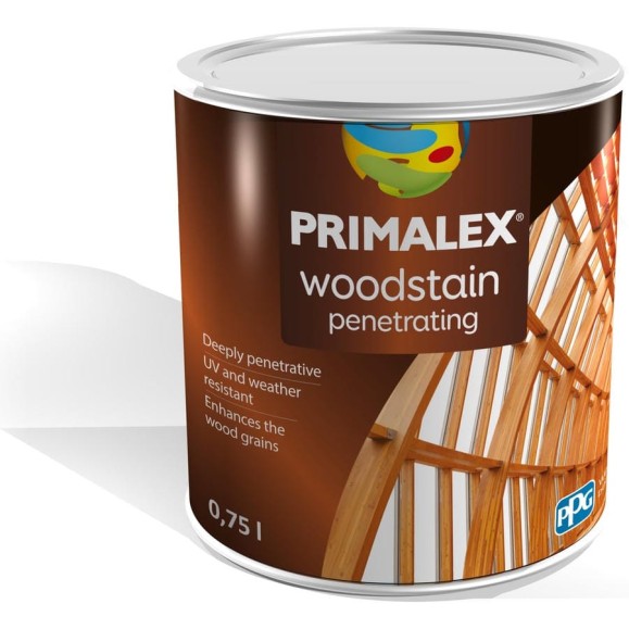 Пропитка PRIMALEX Woodstain Penetrating, прозрачная база 0,75л 399231 Пропитка PRIMALEX Woodstain Penetrating, прозрачная база 0,75л 399231