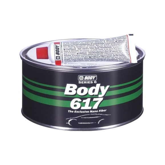 Шпатлевка HB BODY 617 NANO FIBER POLYESTER FILLER 0,5кг 6170600000 Шпатлевка HB BODY 617 NANO FIBER POLYESTER FILLER 0,5кг 6170600000