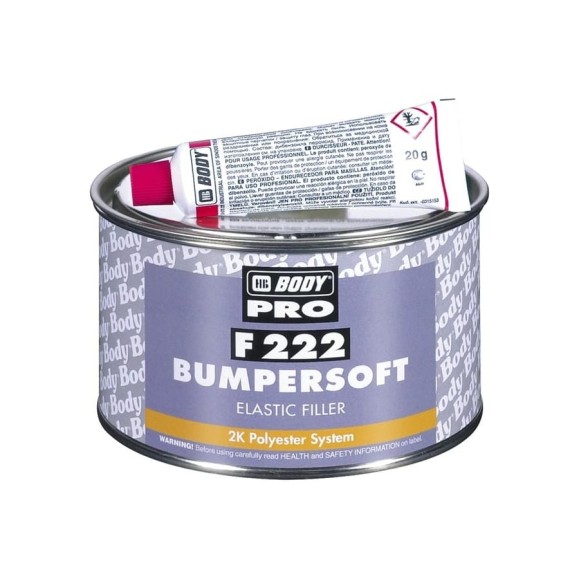 Шпатлевка HB BODY PRO F222 BUMPERSOFT черн. 0,25кг 2220000050 Шпатлевка HB BODY PRO F222 BUMPERSOFT черн. 0,25кг 2220000050