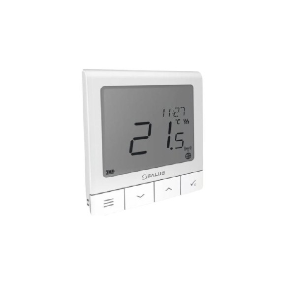 Сверхтонкий терморегулятор оборудованный датчиком влажности Salus Controls SQ610 Сверхтонкий терморегулятор оборудованный датчиком влажности Salus Controls SQ610