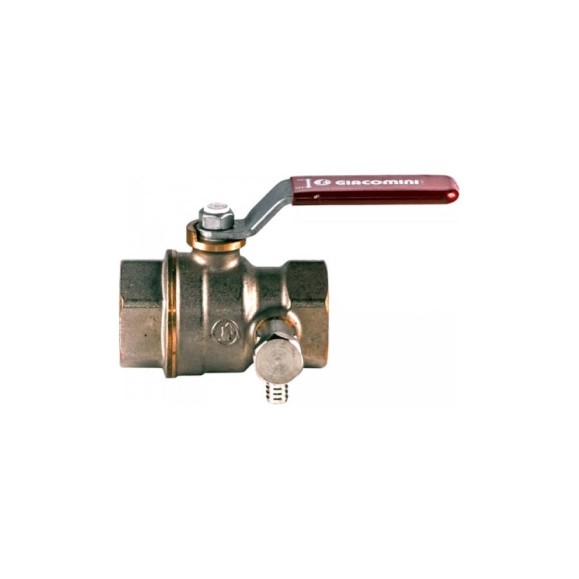 Шаровой кран Giacomini со спускником R910S Ду 15 Ру42 ВР G1/2 R910SX003 007-7776 Шаровой кран Giacomini со спускником R910S Ду 15 Ру42 ВР G1/2 R910SX003 007-7776