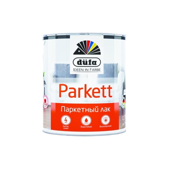 Паркетный лак Dufa Retail PARKETT глянцевый 750 мл Н0000002238 Паркетный лак Dufa Retail PARKETT глянцевый 750 мл Н0000002238
