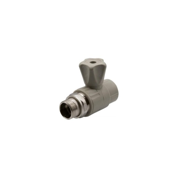 Шаровой кран VRT американка, 25-3/4", прямой, EVER plast, серый 538452 Шаровой кран VRT американка, 25-3/4", прямой, EVER plast, серый 538452