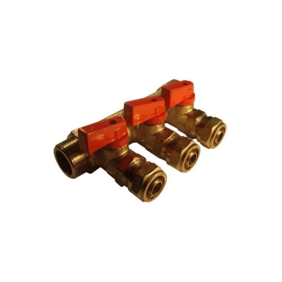 Коллектор VRT 1x20, с 3-мя кранами 504167 Коллектор VRT 1x20, с 3-мя кранами 504167