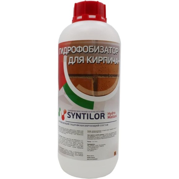 Гидрофобизатор для кирпича Syntilor Hydro Mattoni 1 кг 5555 Гидрофобизатор для кирпича Syntilor Hydro Mattoni 1 кг 5555