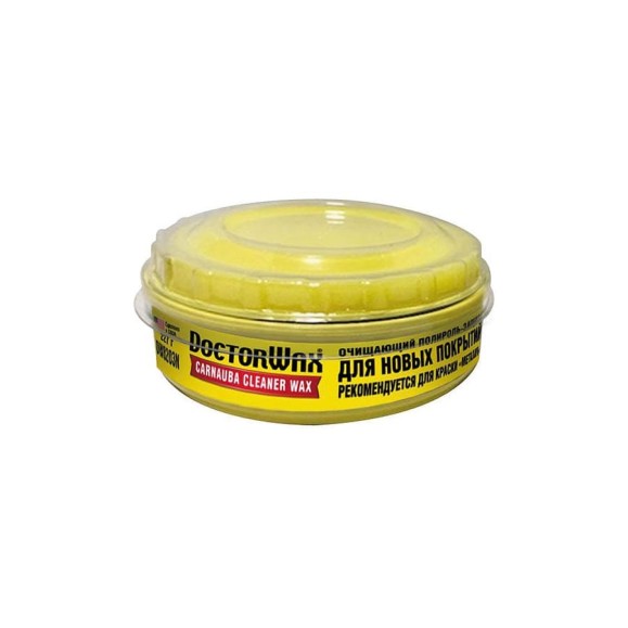 Пастообразный очищающий полироль-защита для новых покрытий DoctorWax с воском Карнауба DW8203N Пастообразный очищающий полироль-защита для новых покрытий DoctorWax с воском Карнауба DW8203N