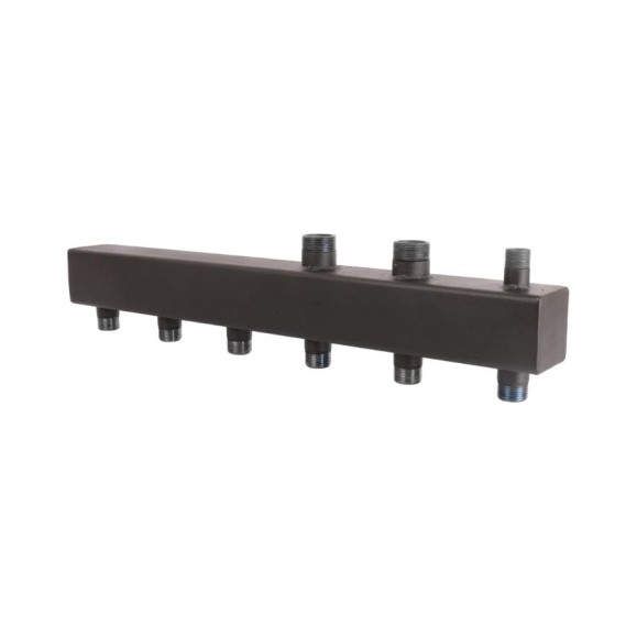 Коллектор ROMMER 3 отопительных контура 1х1 1/4 RDG-0016-004003 RG008T2Q1VHLPV Коллектор ROMMER 3 отопительных контура 1х1 1/4 RDG-0016-004003 RG008T2Q1VHLPV