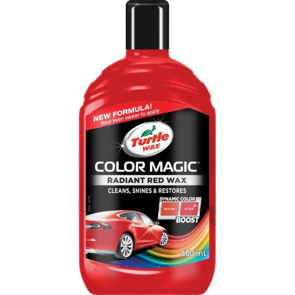 Восковой автополироль TURTLE WAX COLOR MAGIC RADIANT RED WAX красный, 500 мл 53240 Восковой автополироль TURTLE WAX COLOR MAGIC RADIANT RED WAX красный, 500 мл 53240
