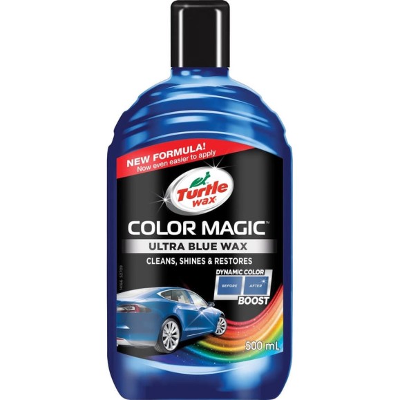 Восковой автополироль TURTLE WAX COLOR MAGIC ULTRA BLUE WAX синий, 500 мл 53238 Восковой автополироль TURTLE WAX COLOR MAGIC ULTRA BLUE WAX синий, 500 мл 53238