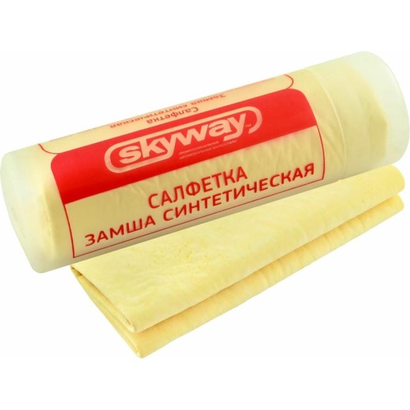Салфетка SKYWAY искус. замша, большая, в тубе S03901002 Салфетка SKYWAY искус. замша, большая, в тубе S03901002