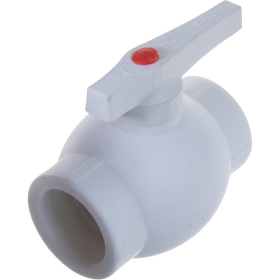 Шаровый кран VALFEX PP-R белый, 40 мм 10144040 007-7666 Шаровый кран VALFEX PP-R белый, 40 мм 10144040 007-7666